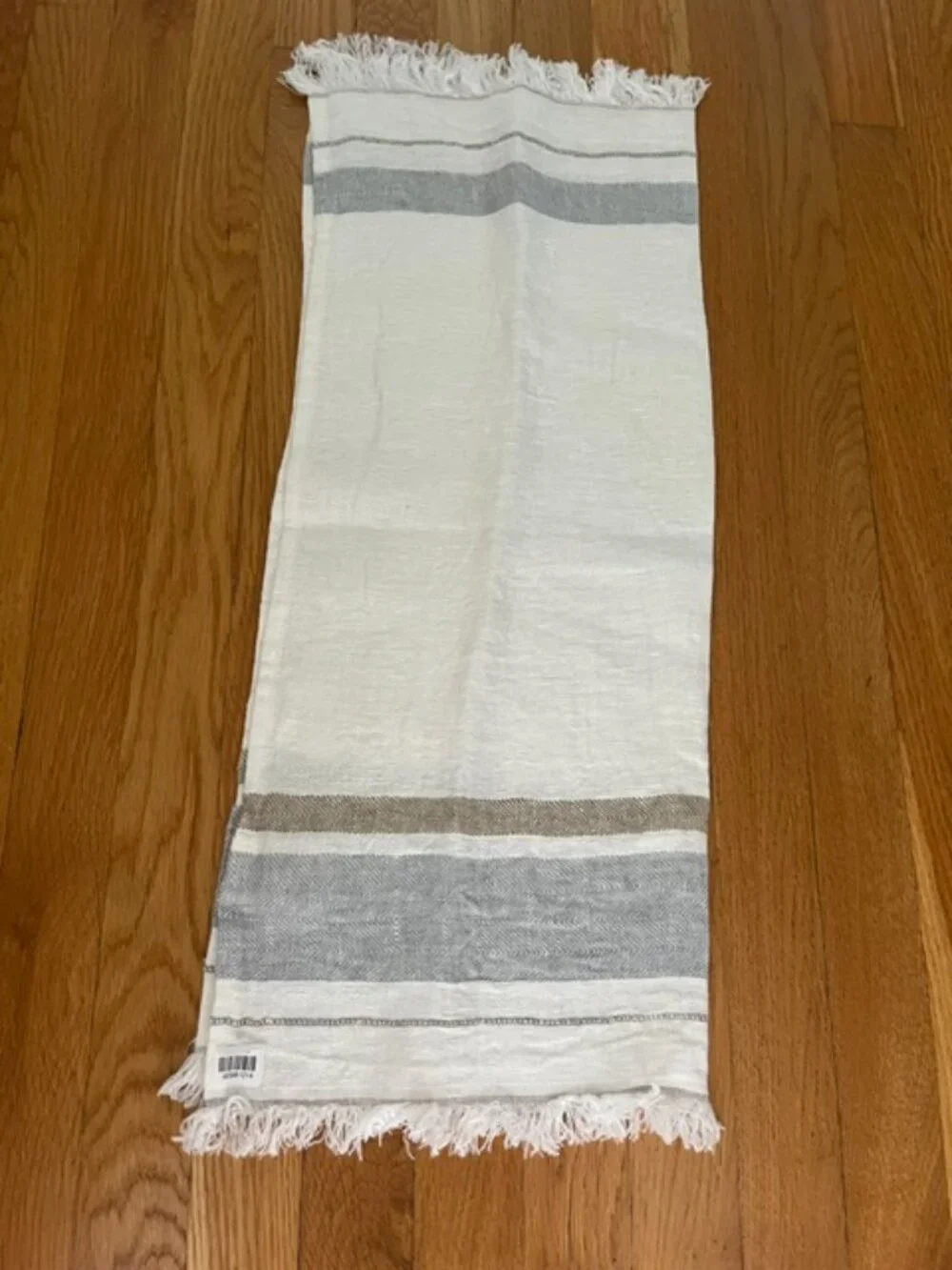 Libeco The Belgian Linen Towel Oyste Stripe 25
